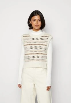 Born Living Yoga LAIS - Strickpullover - Blanco -Born Living Yoga Verkäufe 103f35343faf415c88350eb7716fe70d