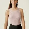 Born Living Yoga DANCE TANK TOP - Top - Beige Jaspeado