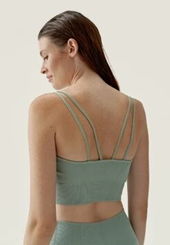 Born Living Yoga Sport-BH Mit Leichter Stützkraft - Verde -Born Living Yoga Verkäufe 29373b00868c454b92af9c46541e3483