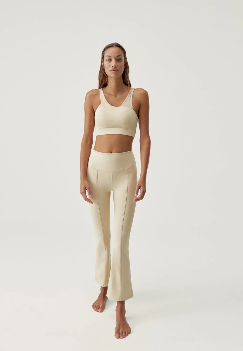 Born Living Yoga JIN FLARE - Tights - Oat Milk 4 Born Living Yoga JIN FLARE - Tights - Oat Milk – Bild 2