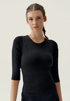 Born Living Yoga KRISHA - Langarmshirt - Black