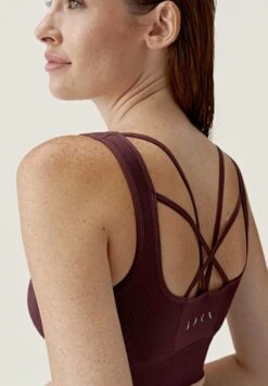 Born Living Yoga NAISHA - Sport-BH Mit Mittlerer Stützkraft - Burdeos -Born Living Yoga Verkäufe 4b2dd46bed6744b2b02d423c635bdd2d
