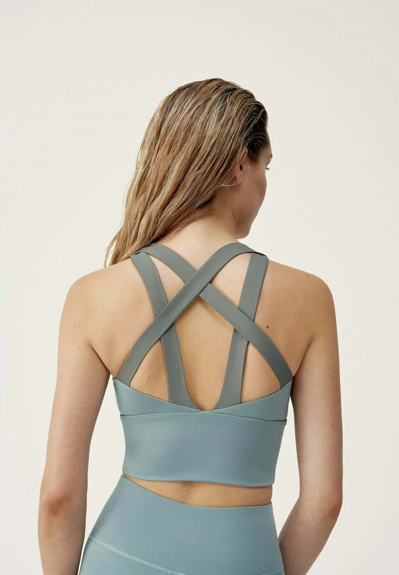 Born Living Yoga Sport-BH Mit Mittlerer Stützkraft - Verde Claro 5 Born Living Yoga Sport-BH Mit Mittlerer Stützkraft - Verde Claro – Bild 3