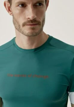 Born Living Yoga ODET - T-Shirt Print - Verde Oscuro -Born Living Yoga Verkäufe 5a03703fd84649efaa7b8d3a04ec9b35