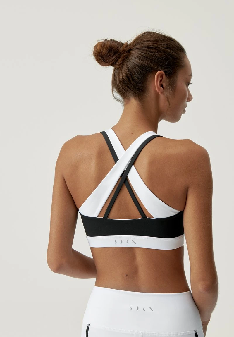 Born Living Yoga HANAE - Sport-BH Mit Leichter Stützkraft - White Black 8 Born Living Yoga HANAE - Sport-BH Mit Leichter Stützkraft - White Black – Bild 6