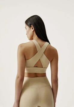 Born Living Yoga Sport-BH Mit Mittlerer Stützkraft - Beige -Born Living Yoga Verkäufe 95570bbf9e814289a0ac5504be2e992b