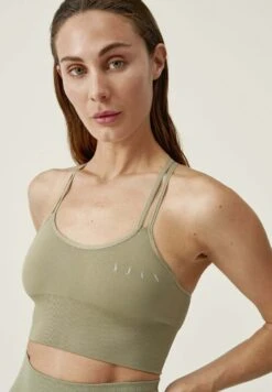 Born Living Yoga SUNSET - Sport-BH Mit Leichter Stützkraft - Verde Claro