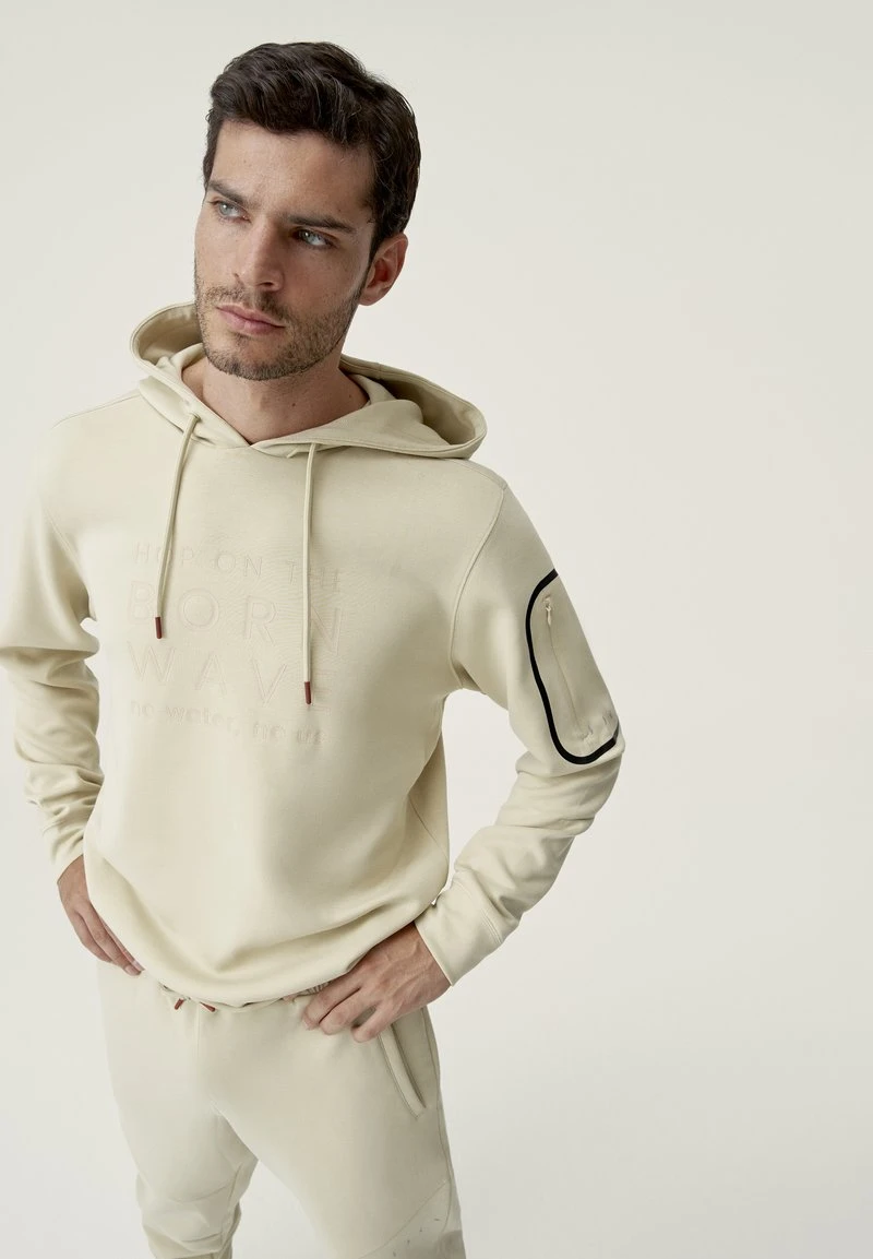 Born Living Yoga WAIKATO - Kapuzenpullover - Beige 3 Born Living Yoga WAIKATO - Kapuzenpullover - Beige