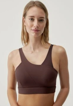 Born Living Yoga JIN - Sport-BH Mit Mittlerer Stützkraft - Cacao