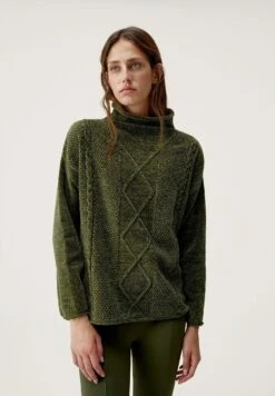 Born Living Yoga ANNE - Strickpullover - Verde Oscuro -Born Living Yoga Verkäufe b50f42e57a864b14a09f93d52096b59d 1