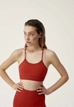 Born Living Yoga MARALI - Sport-BH Mit Leichter Stützkraft - Rojo