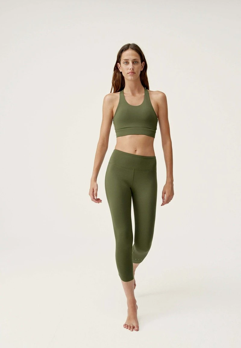 Born Living Yoga NAYA - Tights - Verde Oscuro 4 Born Living Yoga NAYA - Tights - Verde Oscuro – Bild 2