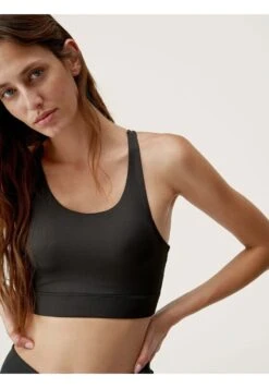 Born Living Yoga SHAYLA - Sport-BH Mit Leichter Stützkraft - Black -Born Living Yoga Verkäufe f33180f6b5144fc6ba59f522e34637dd